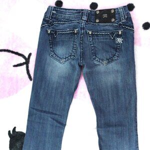 Miss Me Boot-Cut Low-Rise Jeans